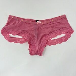 🔥VS Very Sexy Satin Lace Cut Out Cheeky Panty XS